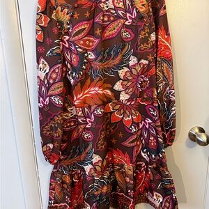 LOFT Multicolor Floral Dress 10P NWT